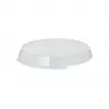 PAPSTAR Circulware Tampa redonda transparente para taças, polipropileno com 30% de cargas minerais, 180 mm, 1 unid. 97020