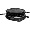 Tristar RA-2998 Grill raclette com 6 frigideiras antiaderentes, 800 W, preto