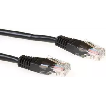 ACT Cabo de rede U/UTP CAT6 LSZH de 5 m com fichas RJ45 - preto (IB9905)