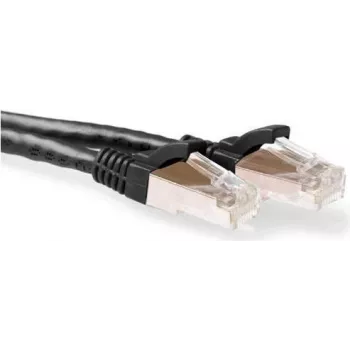ACT Cabo de rede S/FTP CAT6a snagless de 15 m, preto FB6915