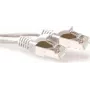 ACT Cabo de rede S/FTP CAT6a LSZH snagless de 25 m, branco FB7325