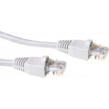 ACT IB6300 Cabo de rede patch Cat5e U/UTP 0,5 m marfim