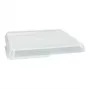 PAPSTAR Tampa quadrada para recipiente Circulware, transparente, polipropileno com 30% de cargas minerais, 1 unid. (97024)