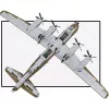 COBI Blocos Boeing B-29 Superfortress 1074 peças