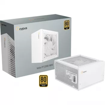 OCYPUS Iota P1200 White Fonte de alimentação ATX 3.0 1200W 80 PLUS Gold totalmente modular