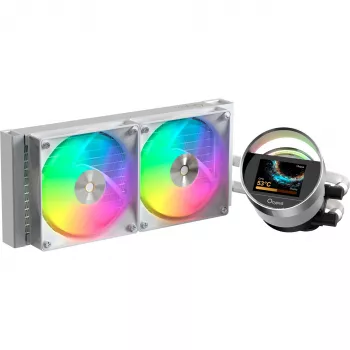 Dissipador de CPU líquido Ocypus Sigma L24 ARGB branco 240mm