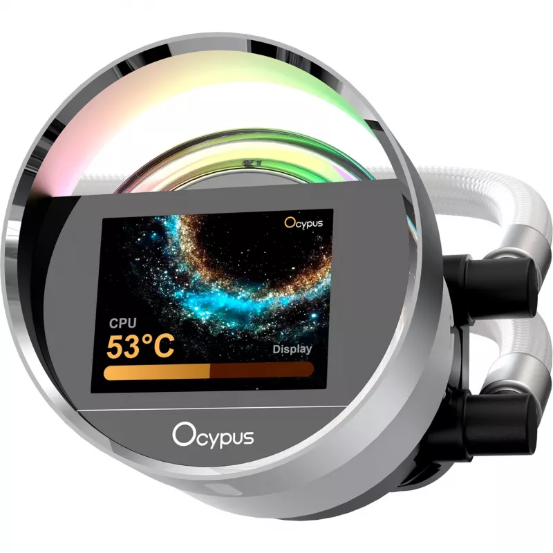 Dissipador de CPU líquido Ocypus Sigma L24 ARGB branco 240mm
