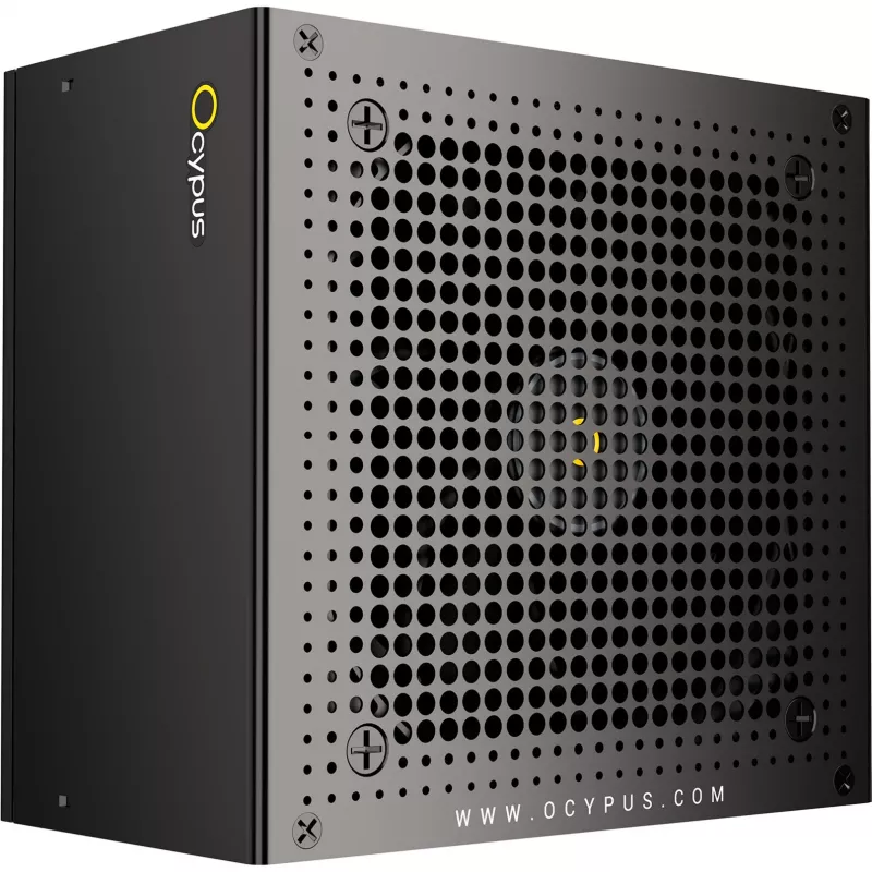 Fonte de alimentação OCYPUS Iota P850 preta 850W 80 PLUS Gold totalmente modular ATX 3.0 PCIe 5.0