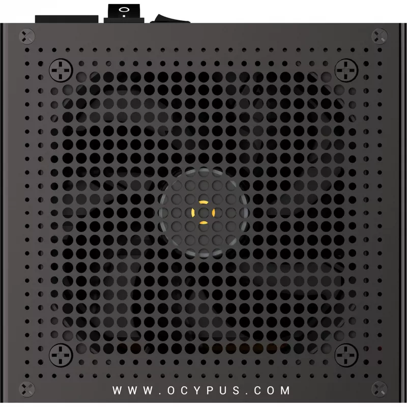 Fonte de alimentação OCYPUS Iota P850 preta 850W 80 PLUS Gold totalmente modular ATX 3.0 PCIe 5.0