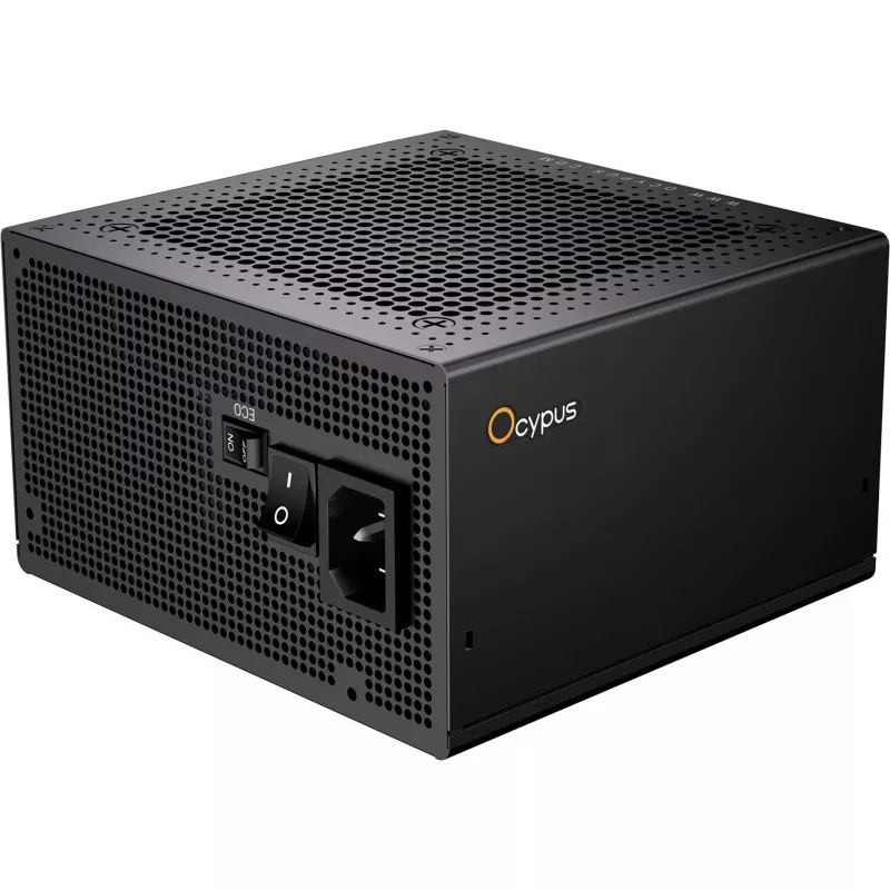 Fonte de alimentação OCYPUS Iota P850 preta 850W 80 PLUS Gold totalmente modular ATX 3.0 PCIe 5.0