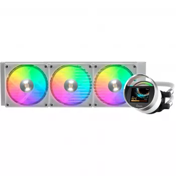 Dissipador de CPU líquido Ocypus Sigma L36 ARGB branco 360mm