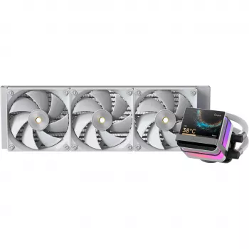 Dissipador de CPU líquido AIO Ocypus Sigma L36 PRO branco 360mm ARGB
