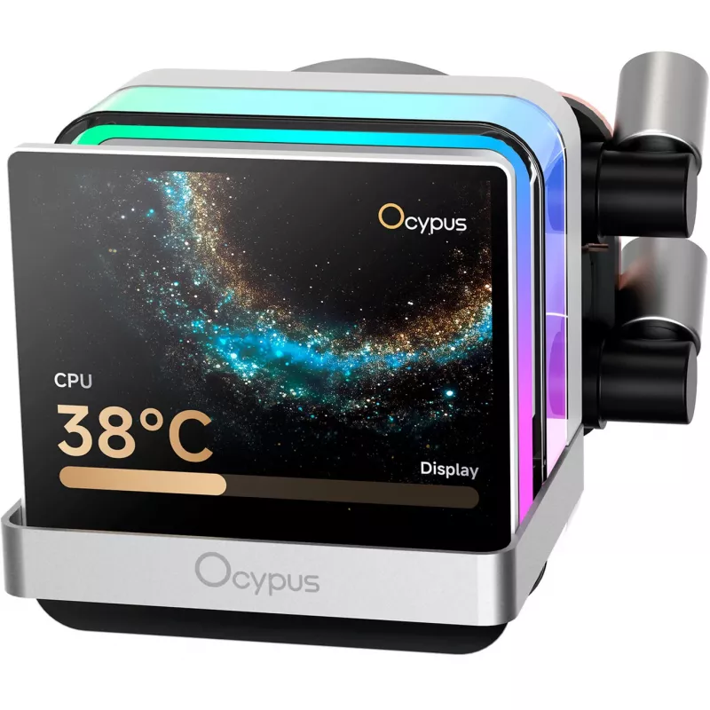Dissipador de CPU líquido AIO Ocypus Sigma L36 PRO branco 360mm ARGB