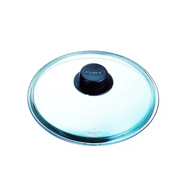 Tampa de vidro PYREX 24 cm, vidro borossilicato