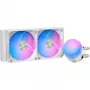 Dissipador de CPU líquido AIO Ocypus Delta L24 ARGB V2 branco 240mm