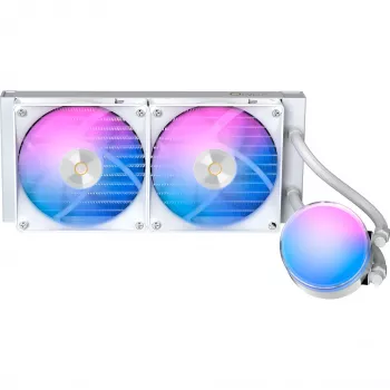 Dissipador de CPU líquido AIO Ocypus Delta L24 ARGB V2 branco 240mm