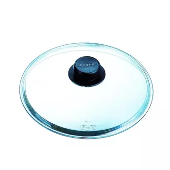 Tampa de vidro PYREX 26 cm, vidro borossilicato