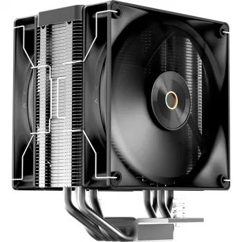 Dissipador de CPU a ar Ocypus Delta A40 Elite Dual-Lüfter preto 120 mm