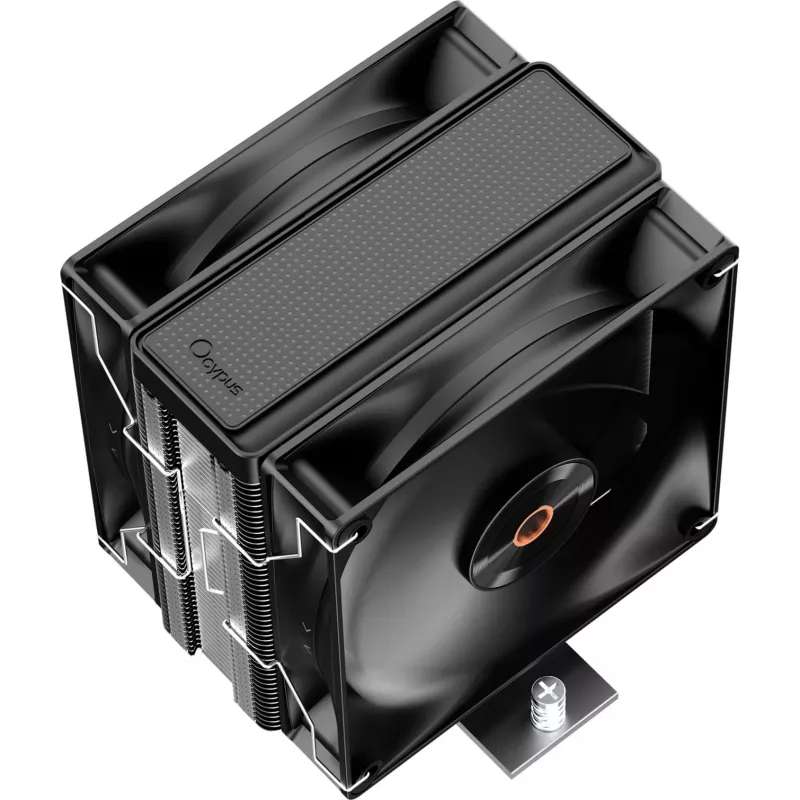 Dissipador de CPU a ar Ocypus Delta A40 Elite Dual-Lüfter preto 120 mm