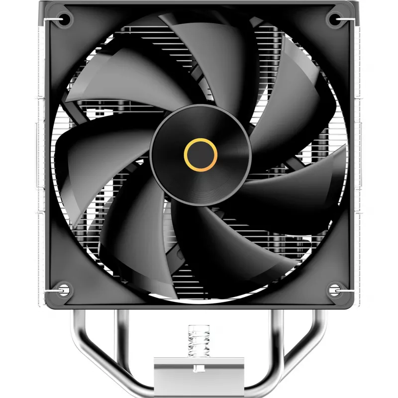 Dissipador de CPU a ar Ocypus Delta A40 Elite Dual-Lüfter preto 120 mm