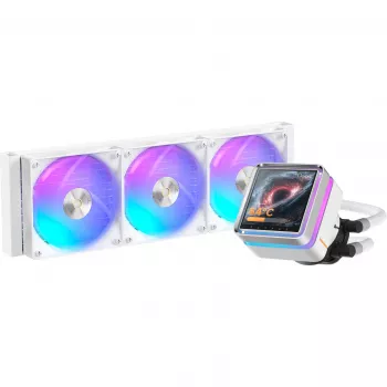 Dissipador de CPU líquido AIO Ocypus Sigma L36 EX ARGB branco 360mm