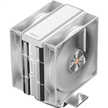 Dissipador de CPU a ar Ocypus Delta A40 Elite Dual-Lüfter branco 120 mm