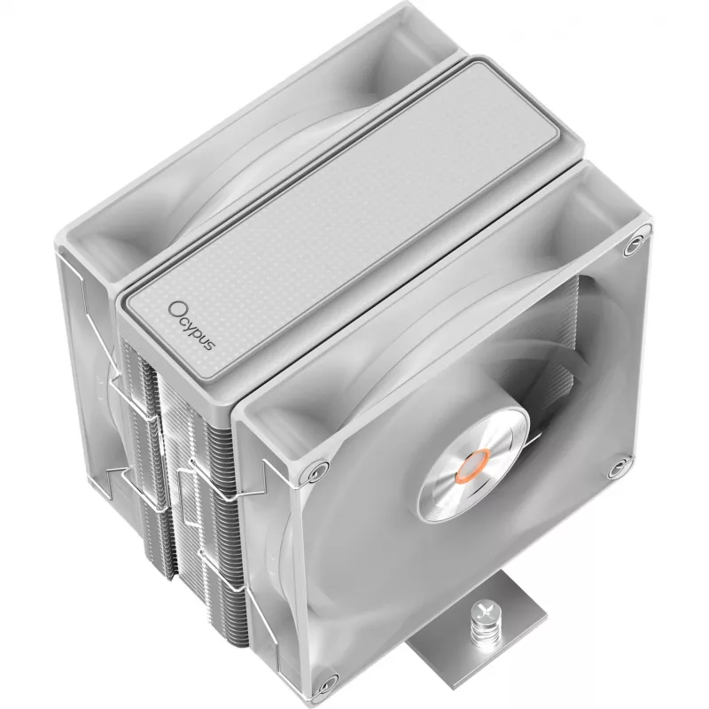 Dissipador de CPU a ar Ocypus Delta A40 Elite Dual-Lüfter branco 120 mm