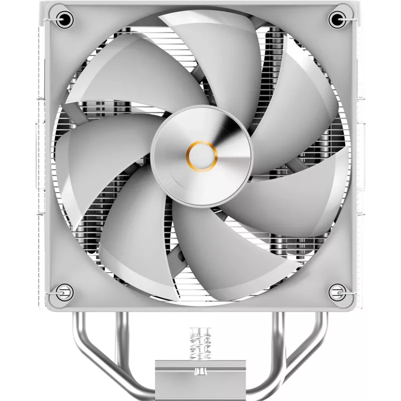 Dissipador de CPU a ar Ocypus Delta A40 Elite Dual-Lüfter branco 120 mm