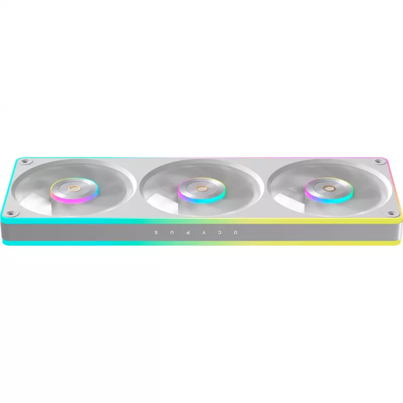 Ocypus Sigma F36 ARGB 365 mm ventoinha tripla de moldura única, branco