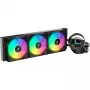 Dissipador de CPU líquido AIO Ocypus Sigma L36 ARGB preto 360mm