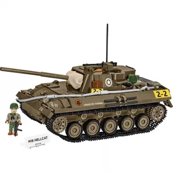Conjunto de construção COBI Klocki M18 Hellcat 1026 peças