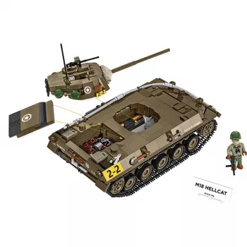 Conjunto de construção COBI Klocki M18 Hellcat 1026 peças
