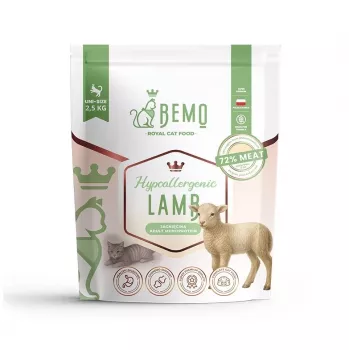 Alimento seco hipoalergénico de borrego BEMO Cat para gatos 2,5 kg