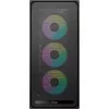 Caixa de PC mid-tower Ocypus Delta C70 ARGB Preta com vidro panorâmico