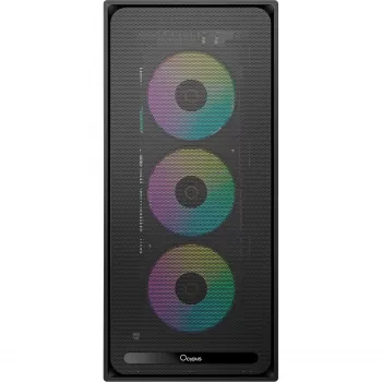 Caixa de PC mid-tower Ocypus Delta C70 ARGB Preta com vidro panorâmico
