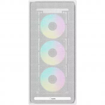 Caixa de PC mid-tower Ocypus Delta C70 ARGB Branca com vidro panorâmico