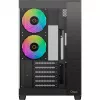 Caixa de PC mid-tower Ocypus Delta C74 ARGB Preta com vidro panorâmico