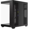 Caixa de PC mid-tower Ocypus Delta C74 ARGB Preta com vidro panorâmico