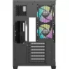 Caixa de PC mid-tower Ocypus Delta C74 ARGB Preta com vidro panorâmico