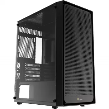 Caixa de PC mid-tower Ocypus Gamma C50 Preta com janela lateral em vidro temperado