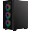 Caixa de PC mid-tower Ocypus Gamma C60 ARGB - Vidro temperado, Preto