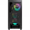 Caixa de PC mid-tower Ocypus Gamma C60 ARGB - Vidro temperado, Preto