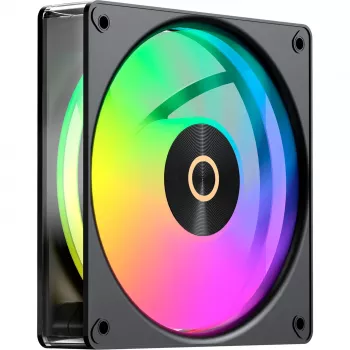 Ventoinha OCYPUS Gamma F12 Elite ARGB 120 mm PWM (pack de 3, Preto)