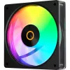 Ventoinha OCYPUS Gamma F12 Elite ARGB 120 mm PWM (pack de 3, Preto)