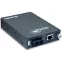 Conversor de suporte de fibra ótica monomodo TRENDnet TFC-110S60 100 Mbps (SC, 60 km)