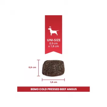 BEMO Alimento seco prensado a frio para cães Mono Angus Bovino 3kg