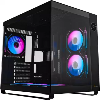 Ocypus Iota C70 ARGB Preto Caixa Mid-Tower com vidro panorâmico