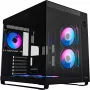 Ocypus Iota C70 ARGB Preto Caixa Mid-Tower com vidro panorâmico