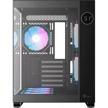Ocypus Iota C70 ARGB Preto Caixa Mid-Tower com vidro panorâmico