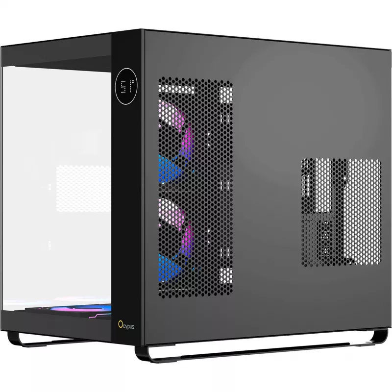 Ocypus Iota C70 ARGB Preto Caixa Mid-Tower com vidro panorâmico
